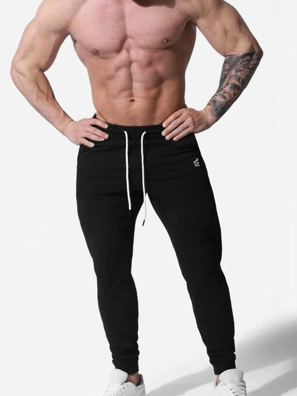 Men’s Jed North Spirit Joggers Gray and Black Combo Size Medium